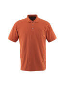 00783-260-140 Polo Shirt with chest pocket - dark orange