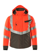 15535-231-14010 Winter Jacket - hi-vis orange/dark navy