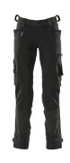 17079-311-09 Trousers with kneepad pockets - black