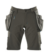 17149-311-09 Shorts with holster pockets - black
