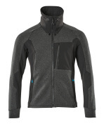17484-319-09 Sweatshirt with zipper - black