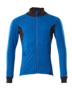 18484-962-01091 Sweatshirt with zipper - dark navy/azure blue