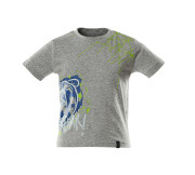 18982-965-08 T-shirt for children - grey-flecked
