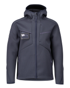 22086-662-010 Softshell jacket with hood - dark navy