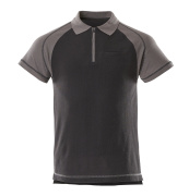 50302-260-9888 Polo Shirt with chest pocket - black/anthracite
