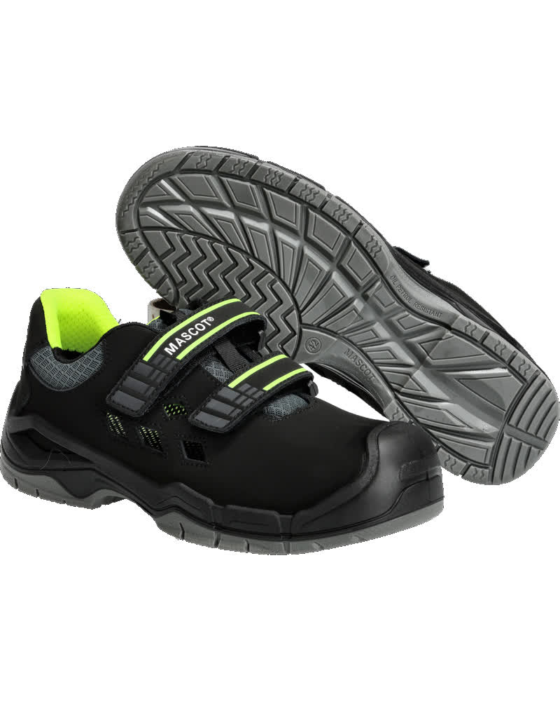 F0107-937-09 Safety Sandal - black
