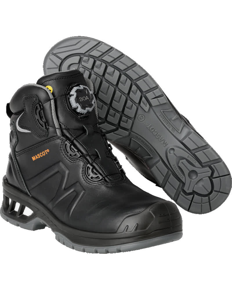 F0136-902-09 Safety Boot - black